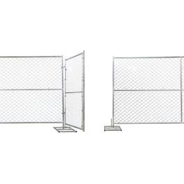 Pedestrian Chain-Link Fence Gate