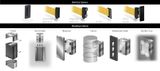 7.5'L Retractable Double Belt Barrier | Wall Mounted