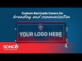 Block 94 Polyester Barricade Cover | Custom Fit