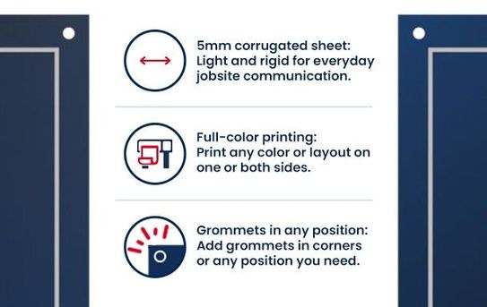 Custom Coroplast Signs | Multiple Sizes