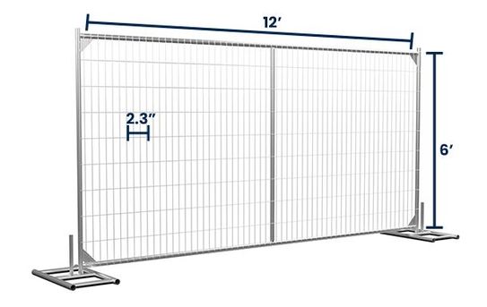 6’ x 12’ Welded Wire Temporary Fence Panel | Versa