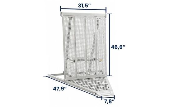 45° Concert Barricade Corner | Negative Corner