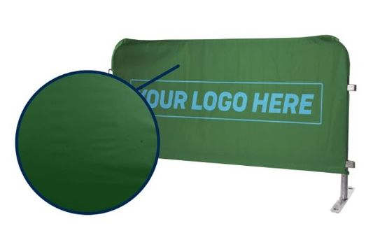Logo Printed Barricade Cover | Vinyl 100%