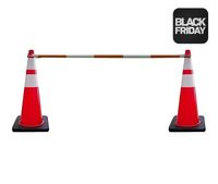 36" Traffic Cone and Cone Bar Bundle