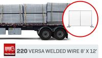 8’x12’ Versa Welded Wire Temporary Fence | Truckload