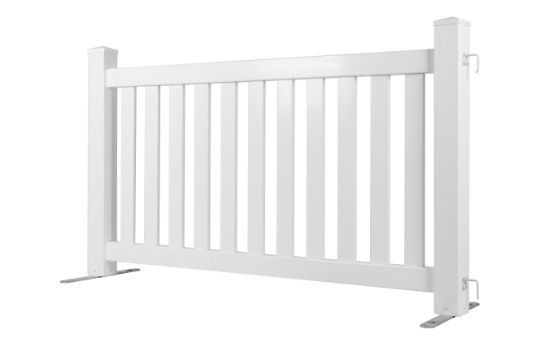 White Vinyl Fence