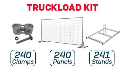 6’ x 12’ Versa Welded Wire Temporary Fence | Truckload