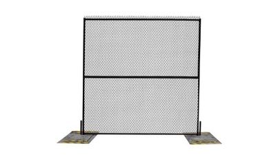 Anti-scale Portable Security Fence with Base