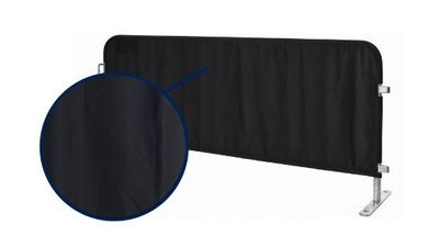 Solid Color Barricade Cover | Custom Fit | Polyester 94%