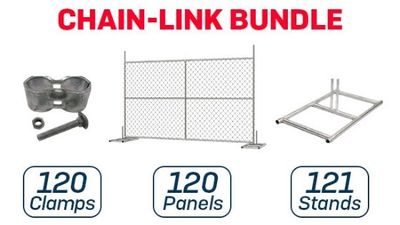 Temporary Fence Panel Bundle | Multiple Panel Sizes