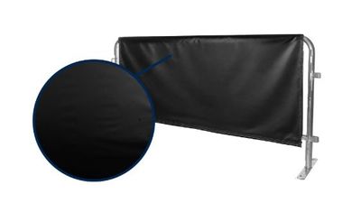 Solid Color Barricade Cover | Universal Fit | Vinyl 100%